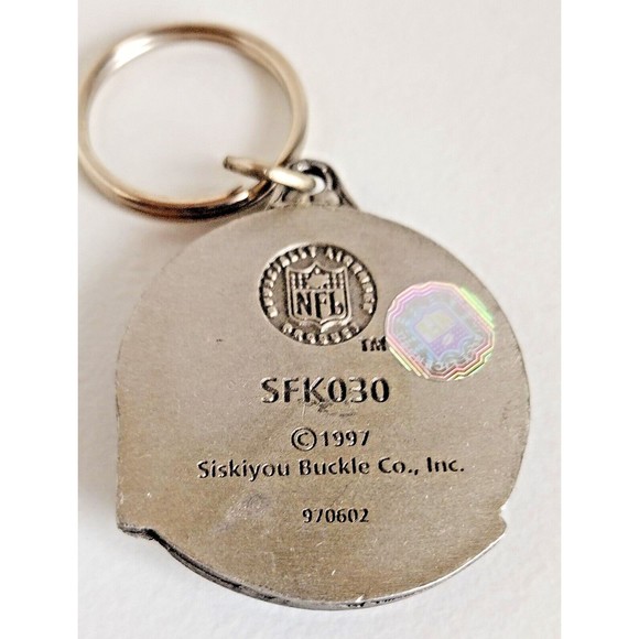 Vintage 1997 Tampa Bay Buccaneers NFL Keychain Key ring Siskiyou Buckle Co. - Picture 2 of 4